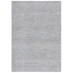 Kusový koberec Memphis Abstract Check Blue - 120x170 cm