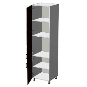 Capri HL602341, kuchyňská vysoká potravinová skříň š.60, korpus dub Sonoma, dvířka grafit
