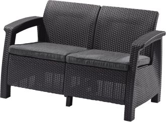 Dvojitá sofa TRAMONTI grafit Dvojitá sofa TRAMONTI grafit