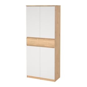 Botník Simplicity 210 jackson hickory/bílá Botník Simplicity 210 jackson hickory/bílá