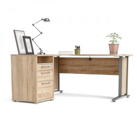 Psací stůl Office 80400/44 dub sonoma/silver grey Psací stůl Office 80400/44 dub sonoma/silver grey