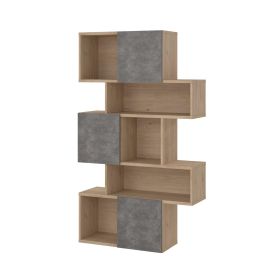 Knihovna Penta 738 jackson hickory/beton Knihovna Penta 738 jackson hickory/beton
