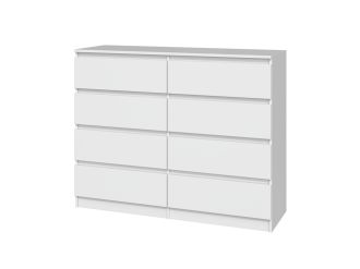 Komoda Malvína M8 120 bílá Komoda Malvína M8 120 bílá