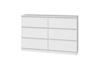 Komoda Malvína M6 120 bílá Komoda Malvína M6 120 bílá