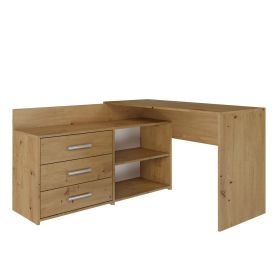 Psací stůl s komodou Dado dub artisan Psací stůl s komodou Dado dub artisan