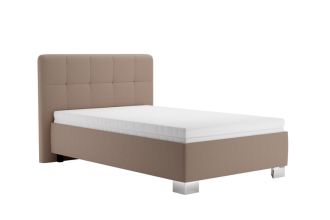Postel Kelvin 120x200 světle hnědá Postel Kelvin 120x200 světle hnědá