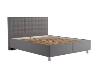 Postel Bobby 180x200 šedá Postel Bobby 180x200 šedá