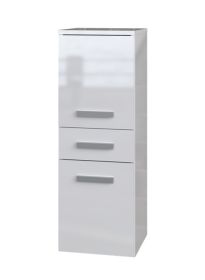 Koupelnová skříňka Noeli V 2D1S bílá/bílý lesk Koupelnová skříňka Noeli V 2D1S bílá/bílý lesk