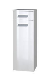 Koupelnová skříňka Noeli V 1D1S bílá/bílý lesk Koupelnová skříňka Noeli V 1D1S bílá/bílý lesk