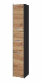 Koupelnová skříňka Saly 30 3D antracit/dub artisan Koupelnová skříňka Saly 30 3D antracit/dub artisan