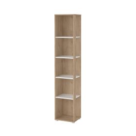 Knihovna Sigal 590 jackson hickory/bílá Knihovna Sigal 590 jackson hickory/bílá