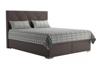 Postel Gelja 160x200 hnědá Postel Gelja 160x200 hnědá