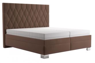 Postel Simon 180x200 hnědá Postel Simon 180x200 hnědá