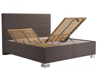 Postel Villy 180x200 hnědá Postel Villy 180x200 hnědá