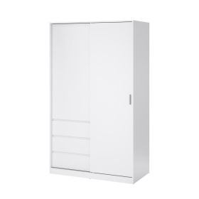 Skříň Simplicity 146 bílý lesk Skříň Simplicity 146 bílý lesk