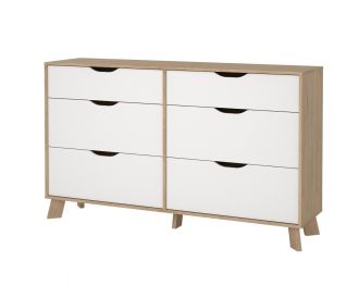 Komoda Iker 711 jackson hickory/bílá Komoda Iker 711 jackson hickory/bílá