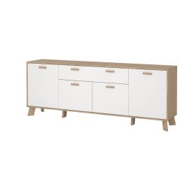 Komoda Iker 714 jackson hickory/bílá Komoda Iker 714 jackson hickory/bílá