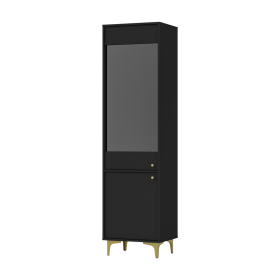 Vitrína Tomila 101/1 černý grafit Vitrína Tomila 101/1 černý grafit