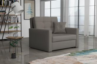 Rozkládací křeslo Vivian Lux I Soft šedá Rozkládací křeslo Vivian Lux I Soft šedá