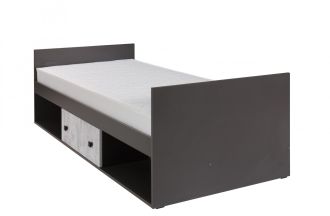 Postel Tomio R20 90x200 grafit/enigma Postel Tomio R20 90x200 grafit/enigma