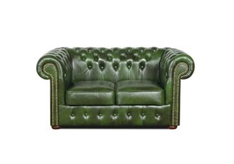 Pohovka Chesterfield Classic 2 kůže zelená Pohovka Chesterfield Classic 2 kůže zelená