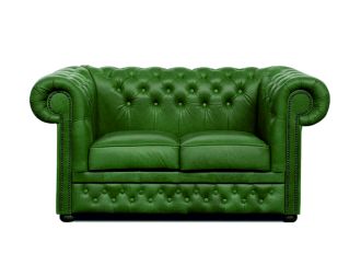 Pohovka Chesterfield Lord 2 kůže zelená Pohovka Chesterfield Lord 2 kůže zelená