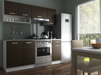 Kuchyňská linka Luigi II 180/120 wenge Kuchyňská linka Luigi II 180/120 wenge