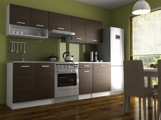 Kuchyňská linka Luigi II 240/180 wenge Kuchyňská linka Luigi II 240/180 wenge