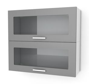 Kuchyňská skříňka Natanya KL602W šedý lesk Kuchyňská skříňka Natanya KL602W šedý lesk