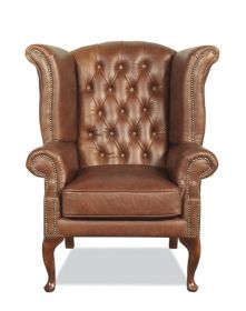 Křeslo Chesterfield Queen kůže koňak Křeslo Chesterfield Queen kůže koňak