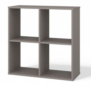 Regál Manja 2x2 šedá jíl Regál Manja 2x2 šedá jíl