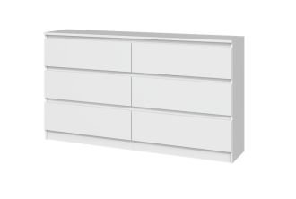 Komoda Malvína M6 140 bílá Komoda Malvína M6 140 bílá