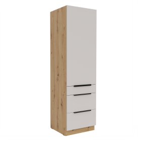 Kuchyňská skříňka Selva 60 DKS 210 3S1F dub artisan/kašmír Kuchyňská skříňka Selva 60 DKS 210 3S1F dub artisan/kašmír