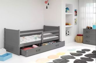 Postel Riky 90x200 grafit/grafit Postel Riky 90x200 grafit/grafit