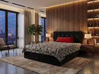 Postel Caroline 180x200 Manila 18 s krystaly Postel Caroline 180x200 Manila 18 s krystaly