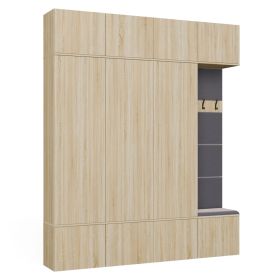 Předsíňová sestava Gaha IV 3SZ1W dub sonoma Předsíňová sestava Gaha IV 3SZ1W dub sonoma