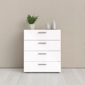 Komoda Pedro 501 oak/bílý lesk Komoda Pedro 501 oak/bílý lesk