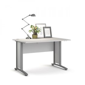 Psací stůl Office 80400/70 bílá/silver grey Psací stůl Office 80400/70 bílá/silver grey