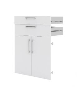 Dvířka 2ks + 2 zásuvky Office 425 bílá Dvířka 2ks + 2 zásuvky Office 425 bílá