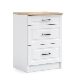 Kuchyňská skříňka Irma SZ40-3SZ bílá MAT Kuchyňská skříňka Irma SZ40-3SZ bílá MAT