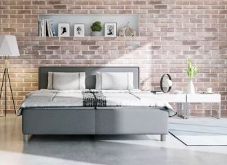 Postel Portland 160x200 šedá Postel Portland 160x200 šedá