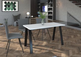 Jídelní stůl Kobalt 90x138 bílý Jídelní stůl Kobalt 90x138 bílý