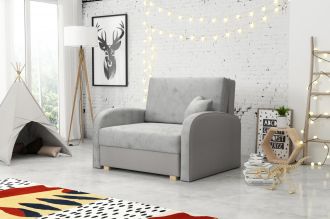 Rozkládací křeslo Vivian Soft I - šedá Rozkládací křeslo Vivian Soft I - šedá
