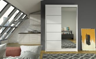 Skříň Linora III 120 bílá Skříň Linora III 120 bílá