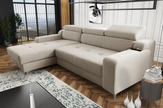 Sedací souprava Darina Premium L bílá káva Sedací souprava Darina Premium L bílá káva