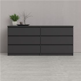 Komoda Simplicity 232 černý mat Komoda Simplicity 232 černý mat