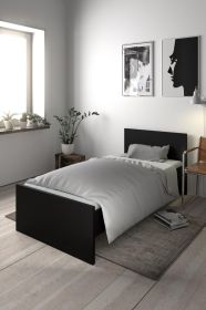 Postel Simplicity 211 90x190 cm černý mat Postel Simplicity 211 90x190 cm černý mat