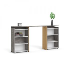 Čelo postele Simplicity 136 šíře 160 cm beton/bílý lesk Čelo postele Simplicity 136 šíře 160 cm beton/bílý lesk