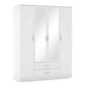 Skříň Romeo 160 bílá/zrcadlo Skříň Romeo 160 bílá/zrcadlo