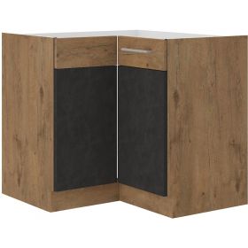 Rohová kuchyňská skříňka Vega 89x89 DN 1F BB matera mat/dub lancelot Rohová kuchyňská skříňka Vega 89x89 DN 1F BB matera mat/dub lancelot